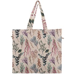 Watercolor-floral-seamless-pattern Canvas Travel Bag