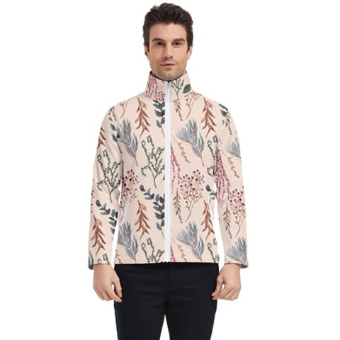 Watercolor-floral-seamless-pattern Men s Bomber Jacket by uniart180623