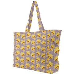 Yellow-mushroom-pattern Simple Shoulder Bag by uniart180623