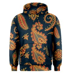 Bright-seamless-pattern-with-paisley-mehndi-elements-hand-drawn-wallpaper-with-floral-traditional Men s Core Hoodie by uniart180623