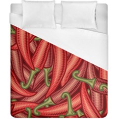 Seamless-chili-pepper-pattern Duvet Cover (california King Size) by uniart180623