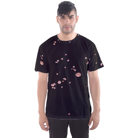 Abstract Rose Gold Glitter Background Men s Sport Mesh Tee by artworkshop