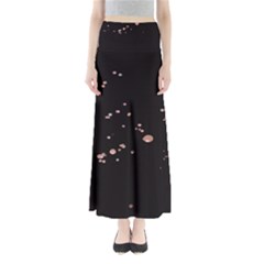 Abstract Rose Gold Glitter Background Full Length Maxi Skirt by artworkshop