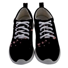 Abstract Rose Gold Glitter Background Women Athletic Shoes by artworkshop