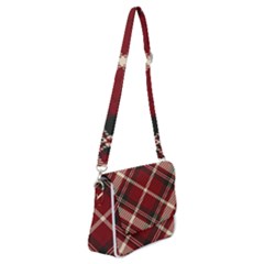 Tartan-scotland-seamless-plaid-pattern-vector-retro-background-fabric-vintage-check-color-square-geo Shoulder Bag with Back Zipper