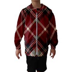 Tartan-scotland-seamless-plaid-pattern-vector-retro-background-fabric-vintage-check-color-square-geo Kids  Hooded Windbreaker