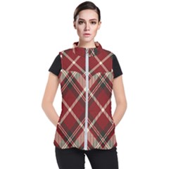 Tartan-scotland-seamless-plaid-pattern-vector-retro-background-fabric-vintage-check-color-square-geo Women s Puffer Vest