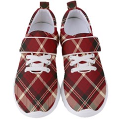 Tartan-scotland-seamless-plaid-pattern-vector-retro-background-fabric-vintage-check-color-square-geo Women s Velcro Strap Shoes