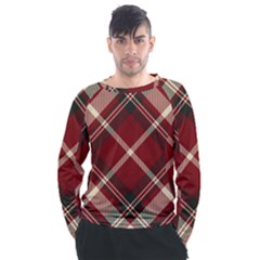 Tartan-scotland-seamless-plaid-pattern-vector-retro-background-fabric-vintage-check-color-square-geo Men s Long Sleeve Raglan Tee