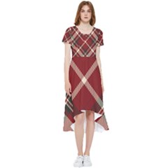 Tartan-scotland-seamless-plaid-pattern-vector-retro-background-fabric-vintage-check-color-square-geo High Low Boho Dress