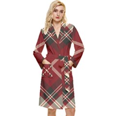Tartan-scotland-seamless-plaid-pattern-vector-retro-background-fabric-vintage-check-color-square-geo Long Sleeve Velvet Robe