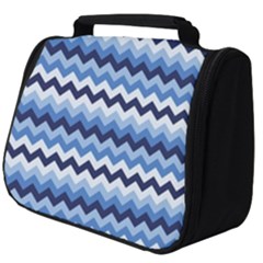 Zigzag-pattern-seamless-zig-zag-background-color Full Print Travel Pouch (big) by uniart180623