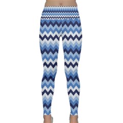 Zigzag-pattern-seamless-zig-zag-background-color Lightweight Velour Classic Yoga Leggings by uniart180623