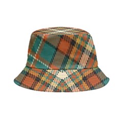 Tartan-scotland-seamless-plaid-pattern-vector-retro-background-fabric-vintage-check-color-square-geo Bucket Hat by uniart180623