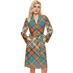 Tartan-scotland-seamless-plaid-pattern-vector-retro-background-fabric-vintage-check-color-square-geo Long Sleeve Velvet Robe by uniart180623