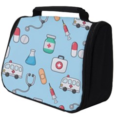 Medical-seamless-pattern Full Print Travel Pouch (big) by uniart180623