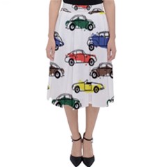 Cars-pattern Classic Midi Skirt