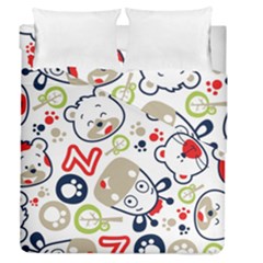 Animals-pattern Duvet Cover Double Side (Queen Size)