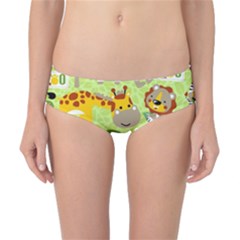 Funny-animals-cartoon Classic Bikini Bottoms by uniart180623