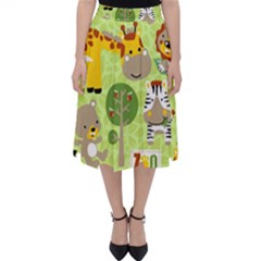 Funny-animals-cartoon Classic Midi Skirt