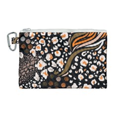 Trendy-mix-animal-skin-prints Canvas Cosmetic Bag (large) by uniart180623