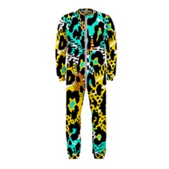 Seamless-leopard-wild-pattern-animal-print OnePiece Jumpsuit (Kids)