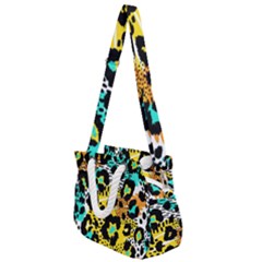 Seamless-leopard-wild-pattern-animal-print Rope Handles Shoulder Strap Bag