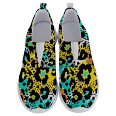 Seamless-leopard-wild-pattern-animal-print No Lace Lightweight Shoes