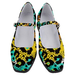 Seamless-leopard-wild-pattern-animal-print Women s Mary Jane Shoes