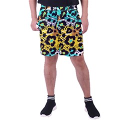 Seamless-leopard-wild-pattern-animal-print Men s Pocket Shorts