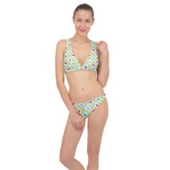 Birds-pattern-background Classic Banded Bikini Set  by uniart180623