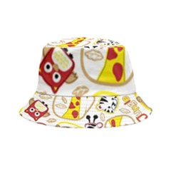 Vector-seamless-pattern-nice-animals-cartoon Inside Out Bucket Hat by uniart180623