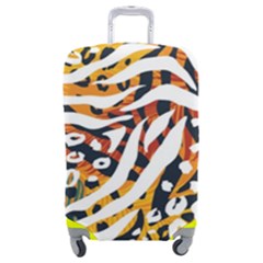 Abstract-geometric-seamless-pattern-with-animal-print Luggage Cover (medium) by uniart180623