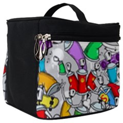 Graffiti-characters-seamless-pattern Make Up Travel Bag (big) by uniart180623