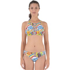 Colorful-city-life-horizontal-seamless-pattern-urban-city Perfectly Cut Out Bikini Set by uniart180623