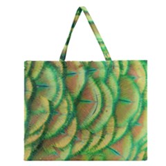 Beautiful-peacock Zipper Large Tote Bag by uniart180623