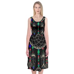 Dreamcatcher Magic Magical Midi Sleeveless Dress