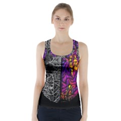 Ambiguity Tobe Brain Duality Mind Minimal Thinking Racer Back Sports Top by uniart180623