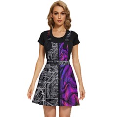 Ambiguity Tobe Brain Duality Mind Minimal Thinking Apron Dress by uniart180623