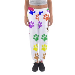 Pawprints-paw-prints-paw-animal Women s Jogger Sweatpants