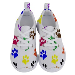 Pawprints-paw-prints-paw-animal Running Shoes by uniart180623