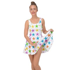 Star-pattern-design-decoration Inside Out Casual Dress by uniart180623