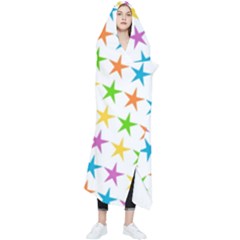 Star-pattern-design-decoration Wearable Blanket by uniart180623