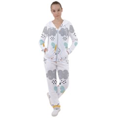 Art Pattern Design Wallpaper Background Print Women s Tracksuit by uniart180623