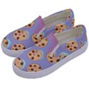 Cookies Chocolate Chips Chocolate Cookies Sweets Kids  Canvas Slip Ons View2