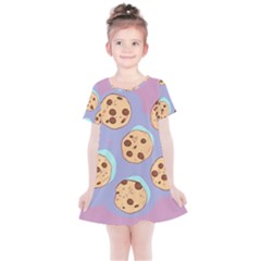 Cookies Chocolate Chips Chocolate Cookies Sweets Kids  Simple Cotton Dress by uniart180623