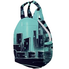 Buildings City Urban Destruction Background Travel Backpack by uniart180623