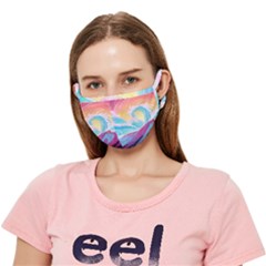 Waves Ocean Sea Tsunami Nautical Crease Cloth Face Mask (Adult)