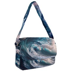 Tsunami Waves Ocean Sea Water Rough Seas Courier Bag