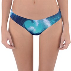 Tsunami Tidal Wave Ocean Waves Sea Nature Water Reversible Hipster Bikini Bottoms by uniart180623